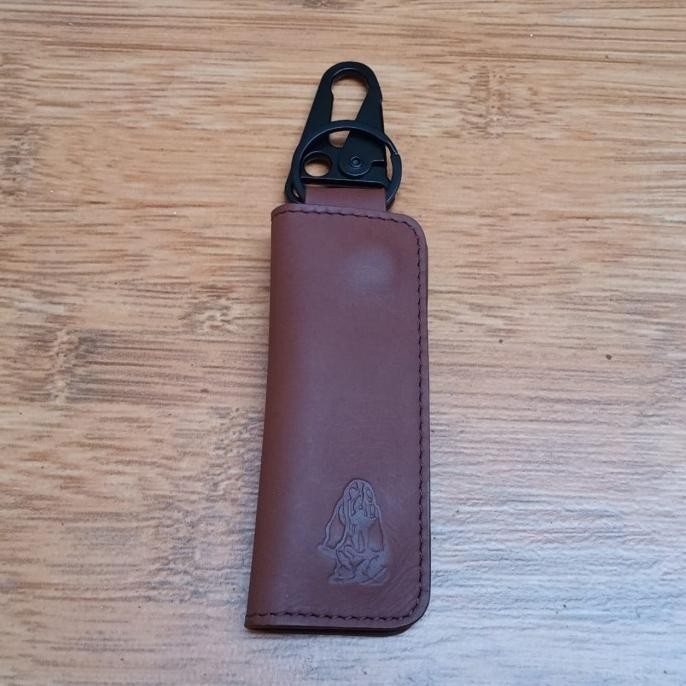 Dompet Stnk Kulit Asli Hush Puppies Gantungan Kunci Mobil Motor Lipat