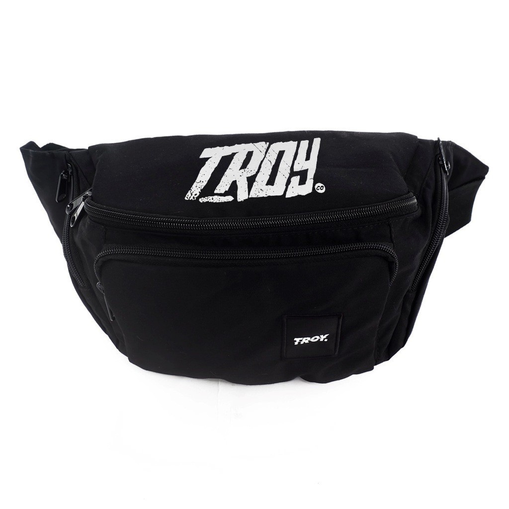 Troy Company Waistbag Tas Selempang Pinggang Hitam Ordinary WB 2542