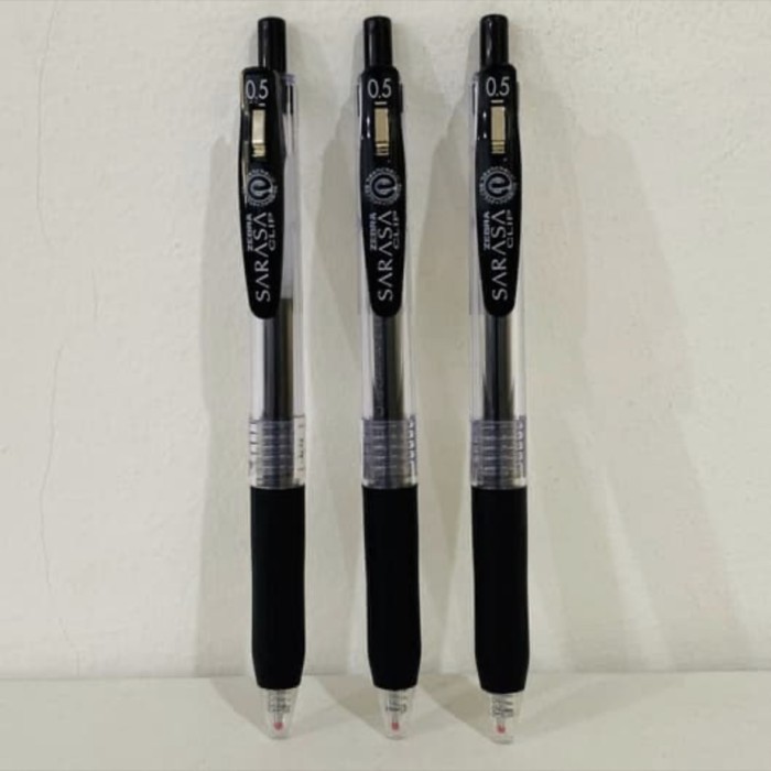 

NEW!! PULPEN ZEBRA SARASA CLIP 0,5 MM ( TINTA HITAM ) / 1 BOX ISI 12 PCS