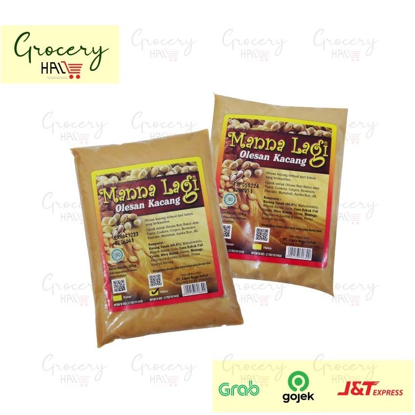 

MANNA LAGI SELAI KACANG 250 GRAM - PEANUT BUTTER MANNALAGI