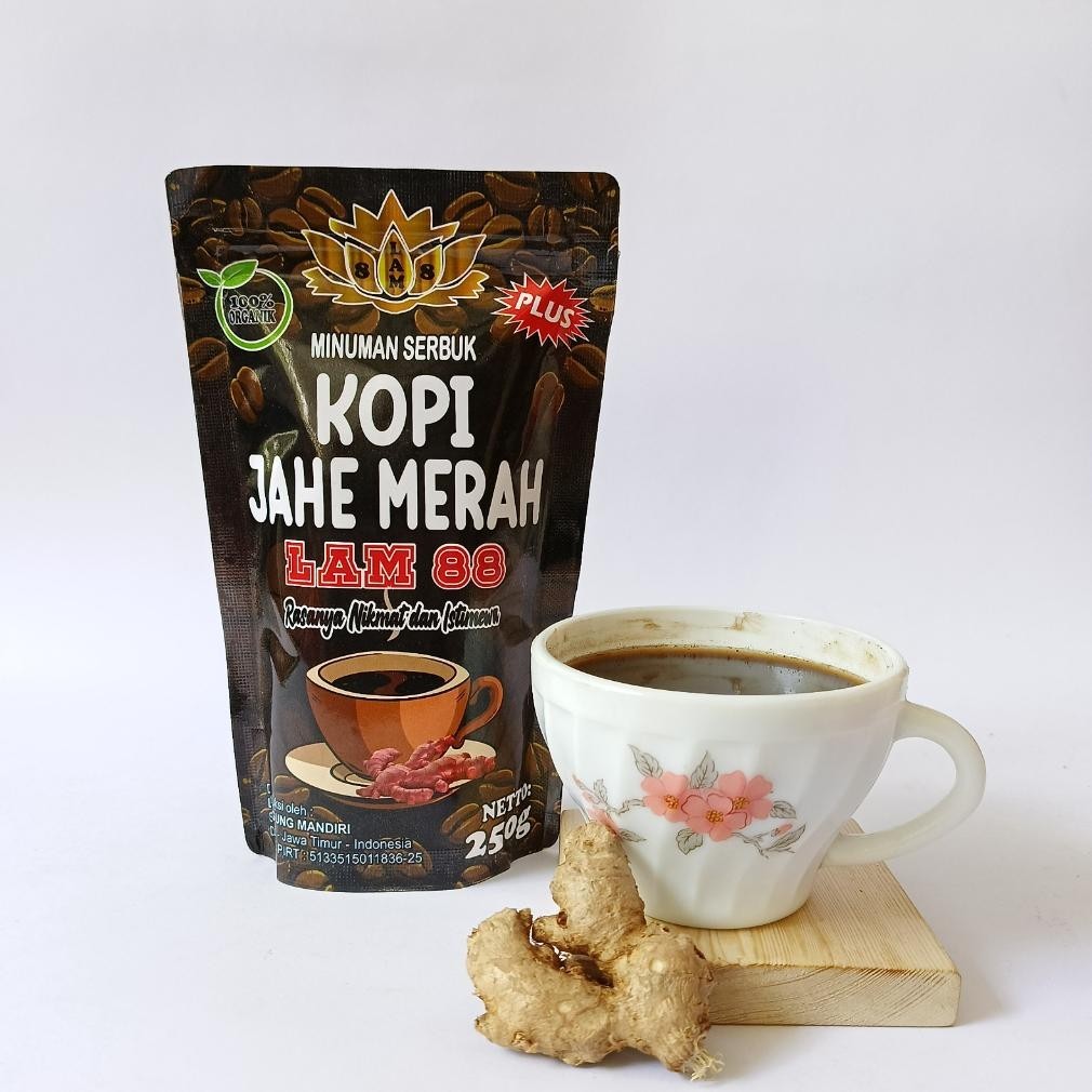 

Aw89 kopi jahe merah instan 250g campuran kopi robusta dan jahe merah Berkualitas