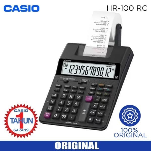 

KALKULATOR PRINTING CASIO HR 100 RC