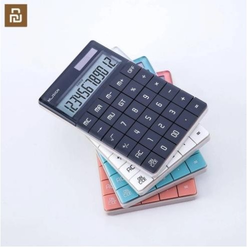 

YOUPIN NUSIGN CALCULATOR 12-BIT DUAL POWER FLAT PANEL KALKULATOR