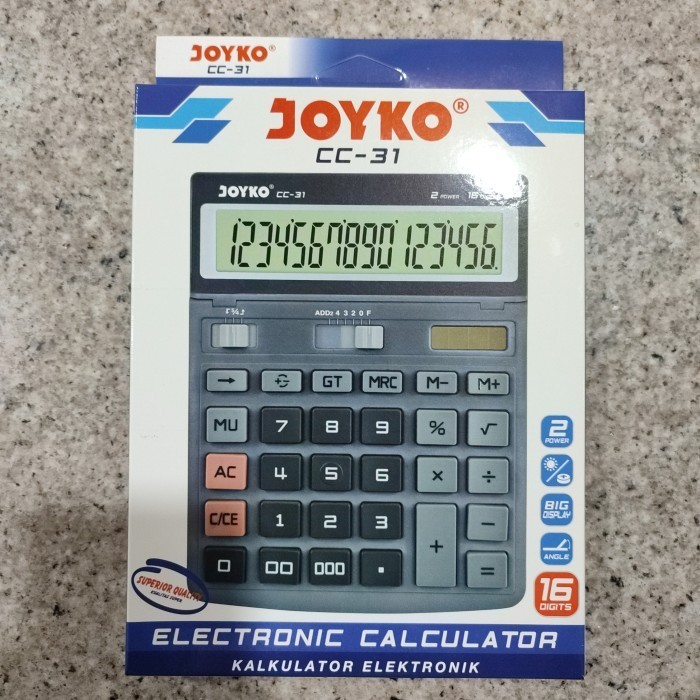 

CALCULATOR 16 DIGIT MERK JOYKO CC-31