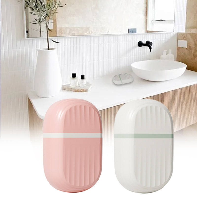 Tempat Sabun Batang Travel Portable Wadah Sabun Batang Travel Kotak Sabun Travel Soap Case