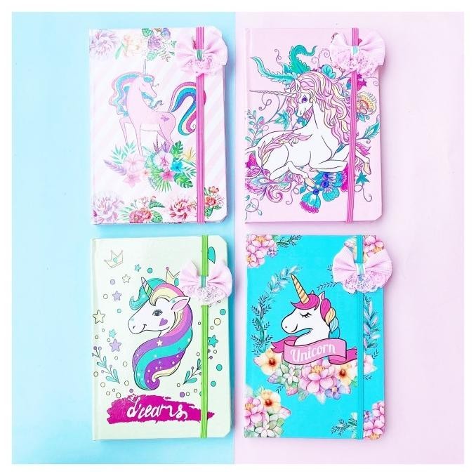 

Buku notes unicorn ribon