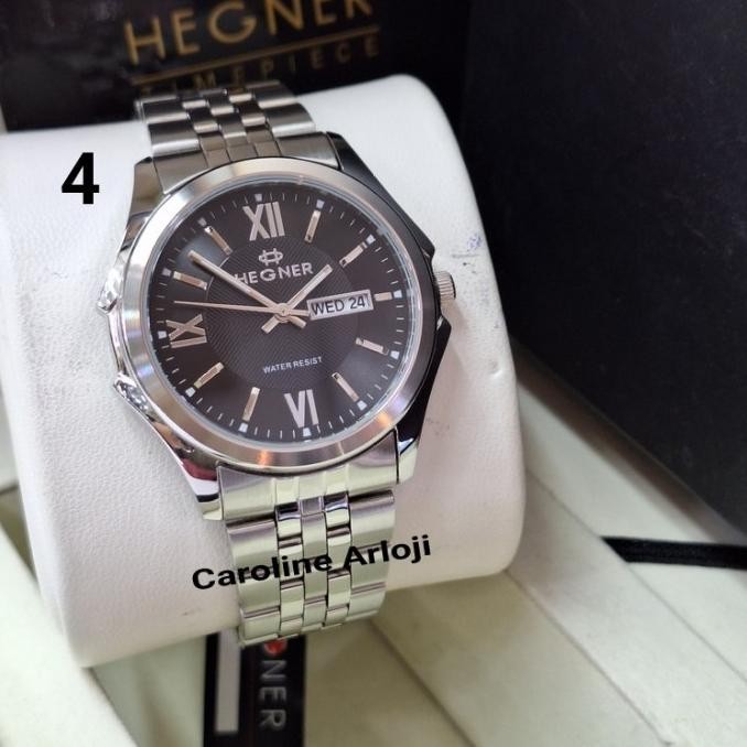Jam Tangan Pria Hegner Hw8001G-A Original