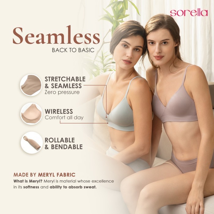 BARU SORELLA BRA SEAMLESS S10-28525 - MID BROWN