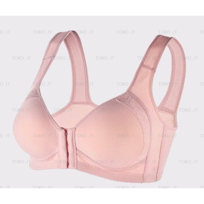 BARU BRA BH BREATHABLE KAIT KANCING DEPAN TANPA KAWAT BH BUKAAN DEPAN TALLY