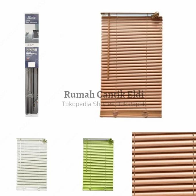 ACE KRIS ORI TIRAI GULUNG PVC VENETIAN BLIND / LIPAT / GORDEN '