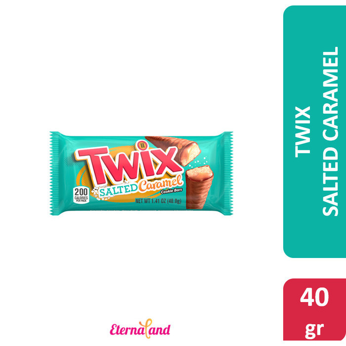 

Ready Twix Salted Caramel Cookies Bars - cokelat impor USA