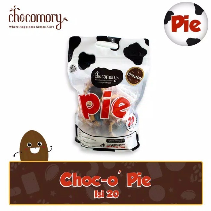 

Ready CHOCOMORY CHOCO PIE CIMORY ORIGINAL BANDUNG ISI 20PCS