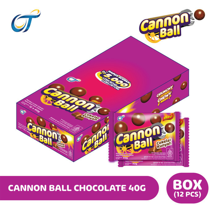 

Ready Cannon Ball 40GR - [1 Box Isi 12 Pcs]