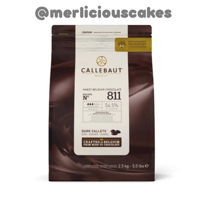 

Ready INSTANT COURIER ONLY Callebaut 811 Dark Chocolate Couveture 2,5 Kg