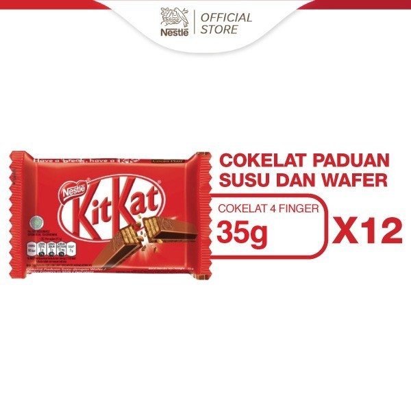 

Ready Nestle KITKAT Coklat Wafer 4F Original 35gx12pcs