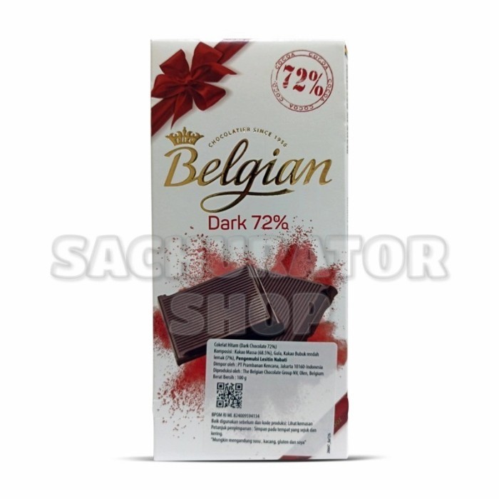 

Ready Coklat Cokelat Belgia Hitam 72% The Belgian Dark 72% Dark Chocolate