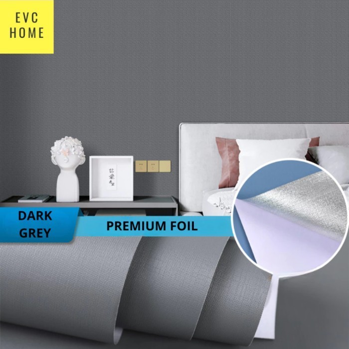 WALLPAPER KOREA LANTAI/DINDING KAMAR MANDI WATERPROOF TEKSTUR TIMBU 3D