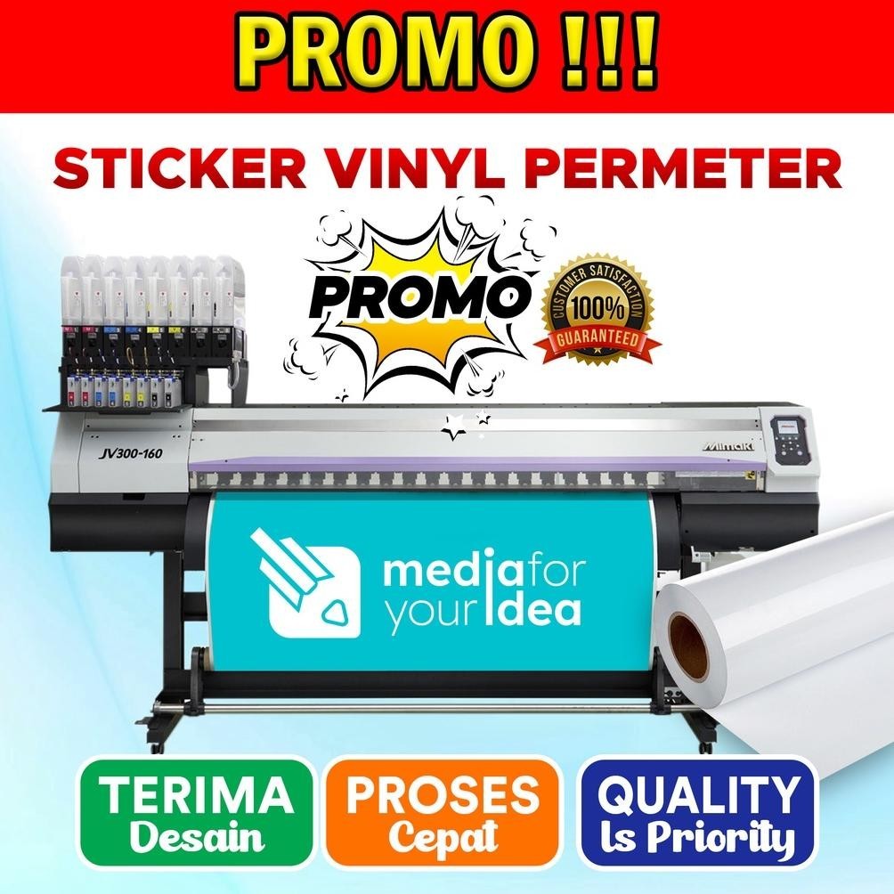 

TGH PROMO Sticker / Stiker Vinyl Permeter + Cetak TERLARIS