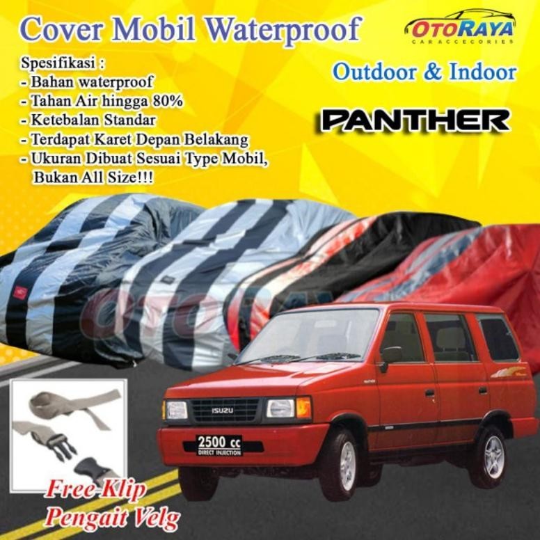 DISKON Body Car Cover Selimut Sarung Mantel Mobil Panther Lama Old Hi Grade + Tali Pengait Ke Velg