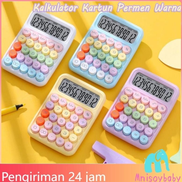 

Berkualitas CodKalkulator Kawaii Korea Kartun Permen Warna Keyboard Mekanik Senyap Layar Besar Portable Mudah Digunakan Kalkulator Untuk Kantor Desktop Kalkulator Belajar Keuangan Cod