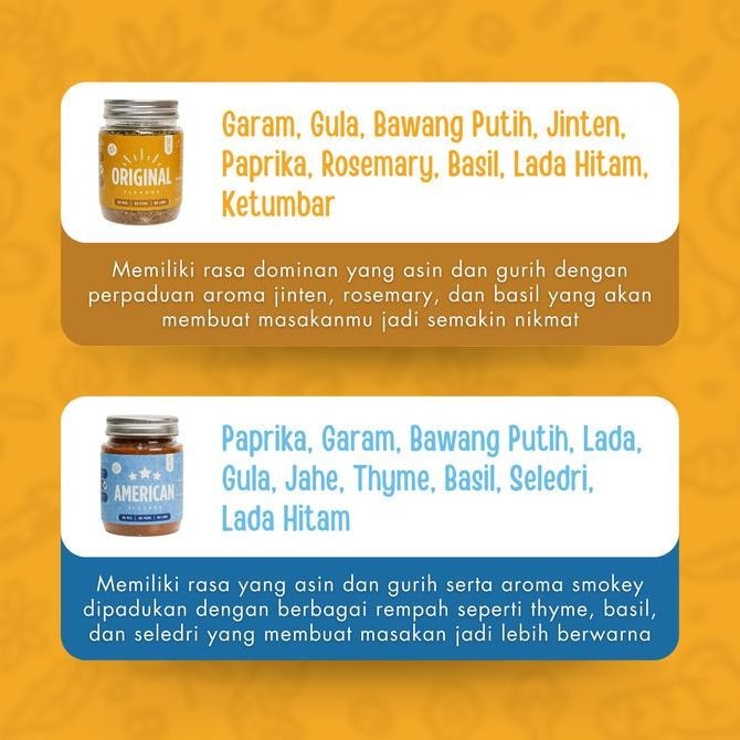 

Bundle American & Original Dry Rub SpiceLab Bumbu Marinasi Serbaguna OS17