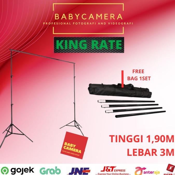 background stand untuk Backdrop Tiang Stand Background Foto Studio