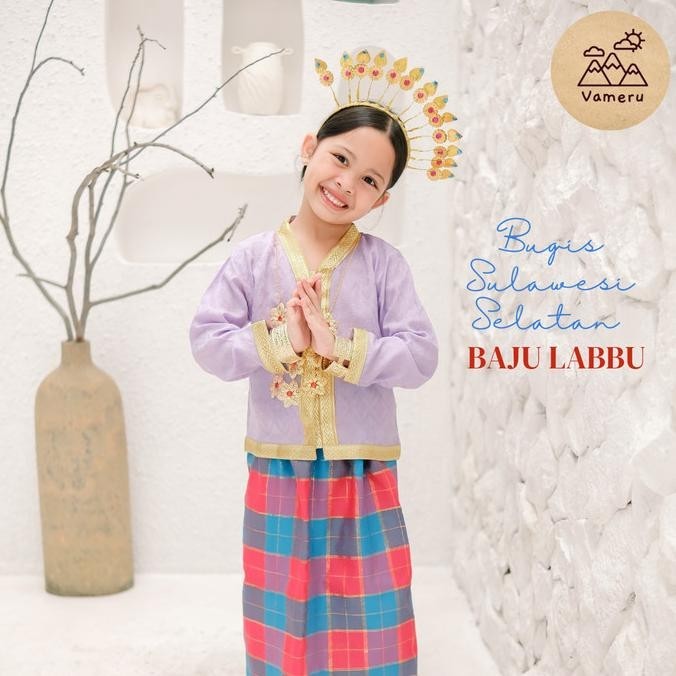BAJU LABBU BODO ANAK ADAT BUGIS MAKASSAR