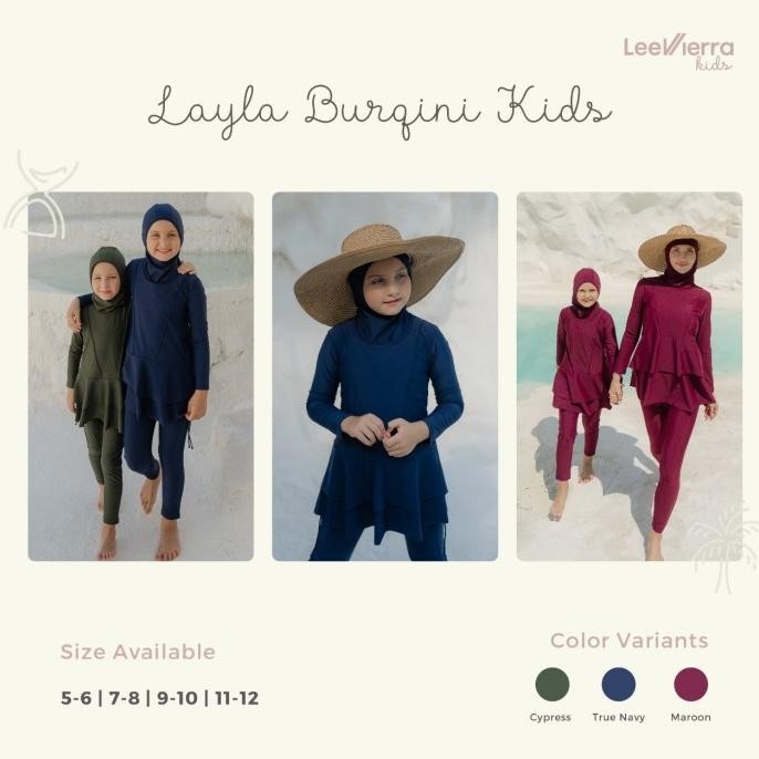 Lee Vierra Layla Burqini Kids, Baju Renang Muslim Anak ..