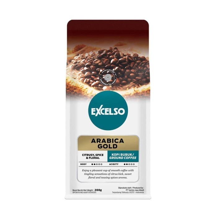 

Excelso Arabica Gold Coffee [200 G/ Ground/ Bubuk]