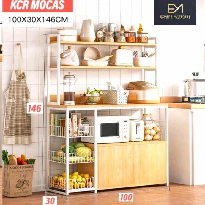 rak dapur susun minimalis rak oven