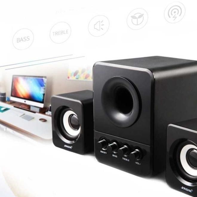 Speaker Aktif Speker Laptop Spiker Pc Komputer Hp Subwoofer Bass Tokosylvia