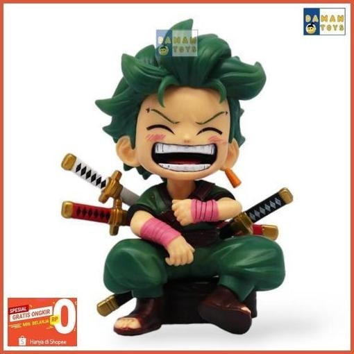 Promo Hemat One Piece Action Figure Zoro Roronoa Resin Lufyy Koleksi Pajangan Anime Good Quality