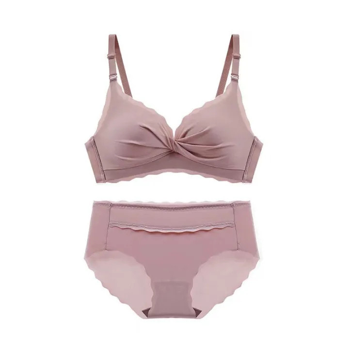 Set Dalaman Gym Malam Pertama Bikini Terbaru 2024 Celana Celana Dalam Wanita Beha Busa Biha Brukat D