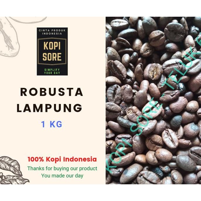 

Kopi Robusta Lampung Super 1 Kg - Roasting