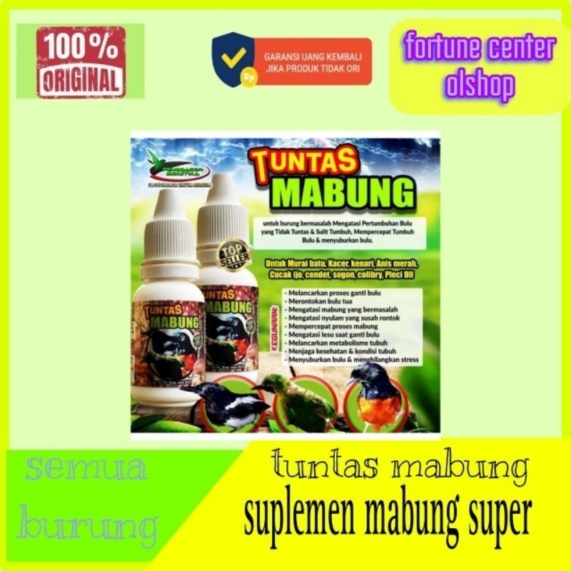 TUNTAS MABUNG OBAT BURUNG MABUNG SUPER PERONTOK BULU BURUNG Lampam ID