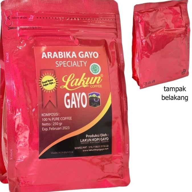 

Kopi Gayo Lakun Arabica Speciality 250Gr