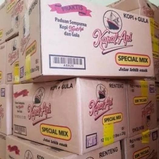 

Kapal Api Spesial Mix 1 Dus / 12 Renceng / 120 Sachet / Grosir Kopi