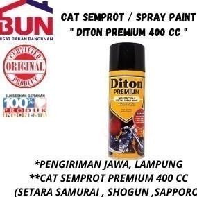 Cat Pilox Diton Premium Black Glossy 9109 400cc Warna Hitam Kilap