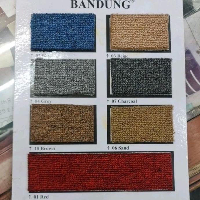 KARPET POLOS ROLL TEBAL 5 MM lebar 4 MTR