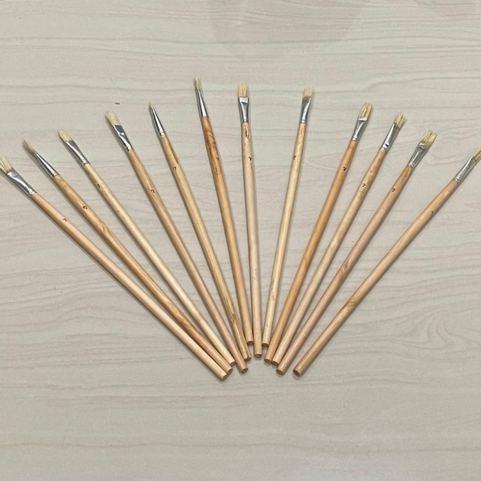 

Kuas Lukis No 7 Kuas Gambar Nomor 7 Paint Brush Kuaa Cat Kue