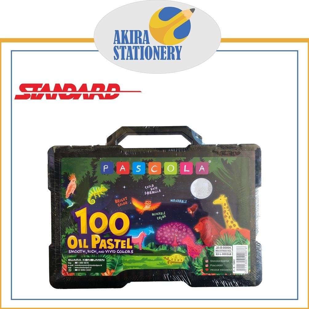 

BACK TO SCHOOL CRAYON / OIL PASTEL CRAYON STANDARD PASCOLA 100 (100 WARNA)