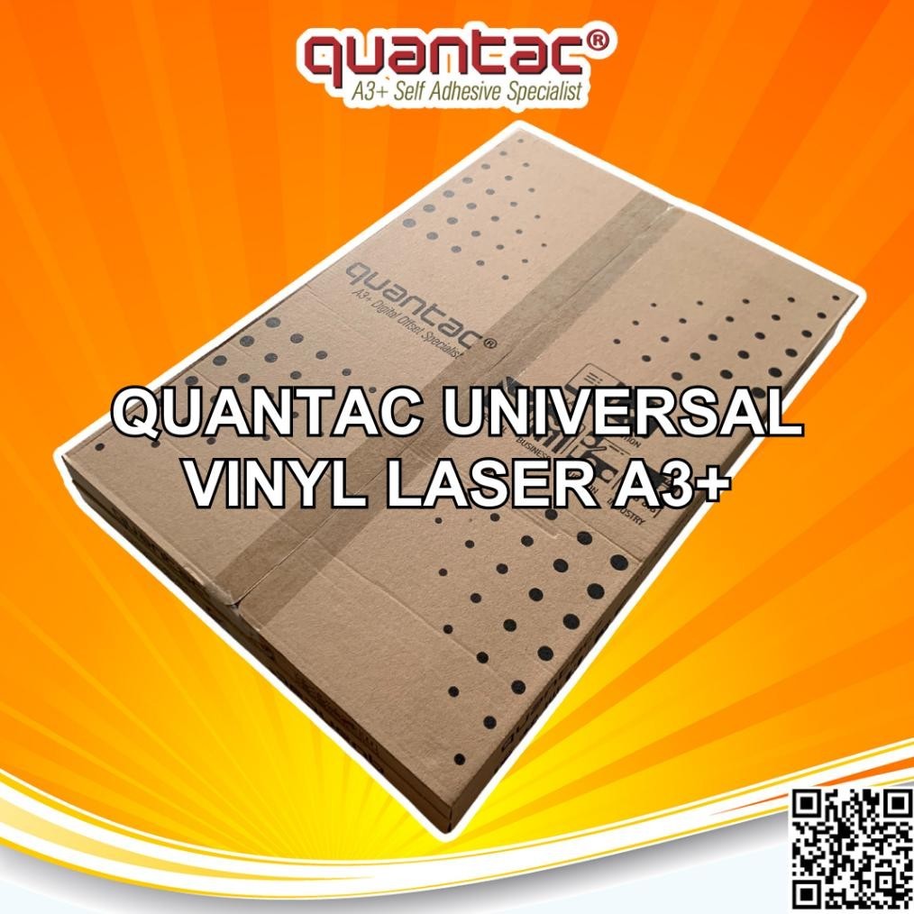 

BACK TO SCHOOL QUANTAC UNIVERSAL STICKER VINYL A3+ DITAL PRINT LASER TONER - PACK