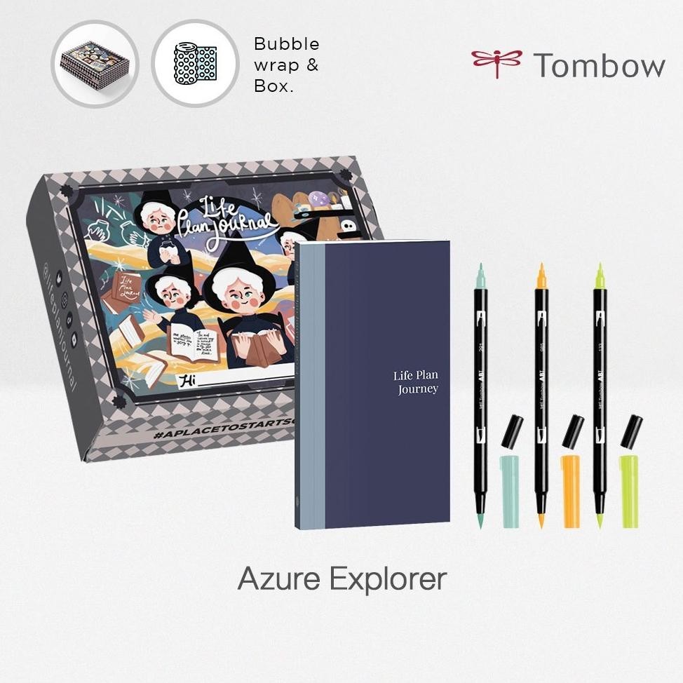 

BACK TO SCHOOL LIFE PLAN JOURNAL - PLANNER 2024 (JOURNEY) X TOMBOW (1 LIFE PLAN JOURNEY 2024 + 3 TOMBOW ABT DUAL BRUSH PEN) FREE TRANSPARENT SLEEVE