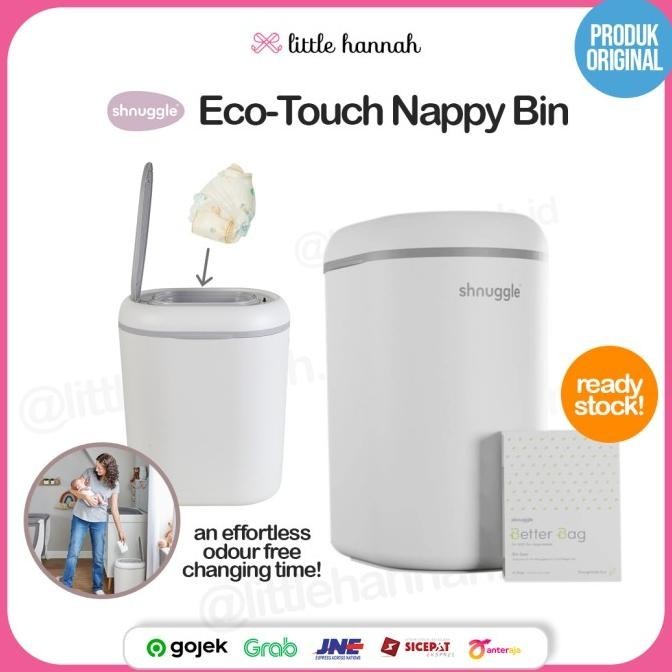 Shnuggle Eco-Touch Nappy Bin Tempat Sampah Popok