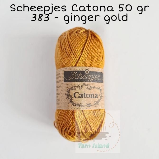 

scheepjes catona 50gr ginger gold (383)