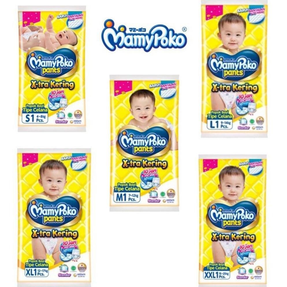 

MamyPoko Pants X-Tra Kering Rencengan 10 Pcs L XL / Popok Celana MamyPoko Standar /A510