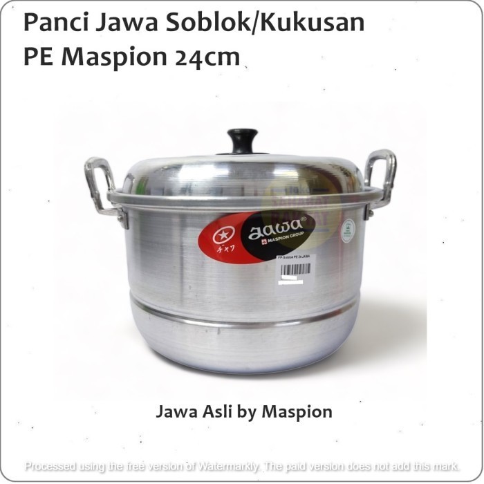 Panci Soblok/Kukusan/Steamer Jawa Pe 24 Maspion