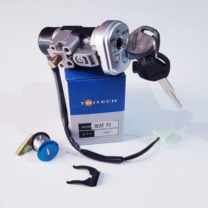 Kunci Kontak Set Kunci Jok Ori Tritech Standar Motor Beat Pop/Beat Esp