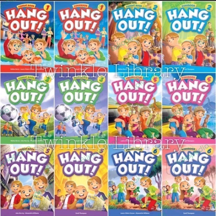

Buku Fisik Hang Out! Starter 1 2 3 4 5 6 Student Book & Workbook