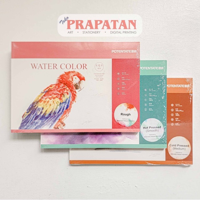 

Potentate Watercolor Pad 190x270mm 100% Wood Pulp 300gsm